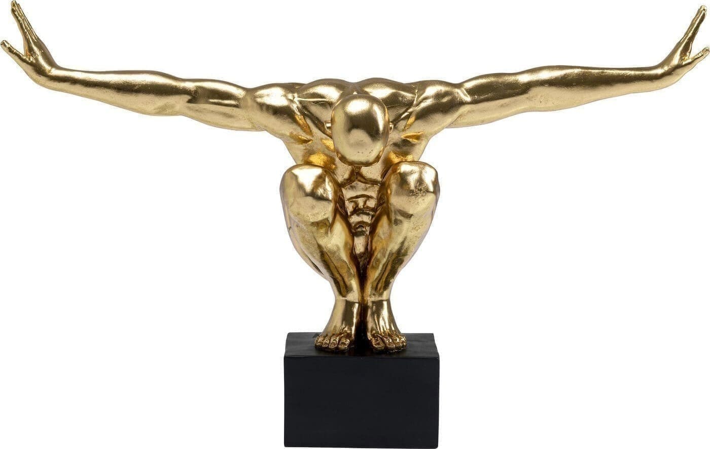 Beeld Athlete XL Gold Kare Design Beeld 51524