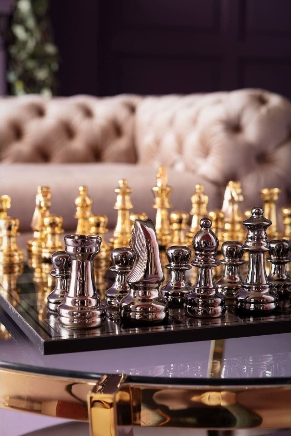 Beeld Chess 60x60cm Kare Design Beeld 51529