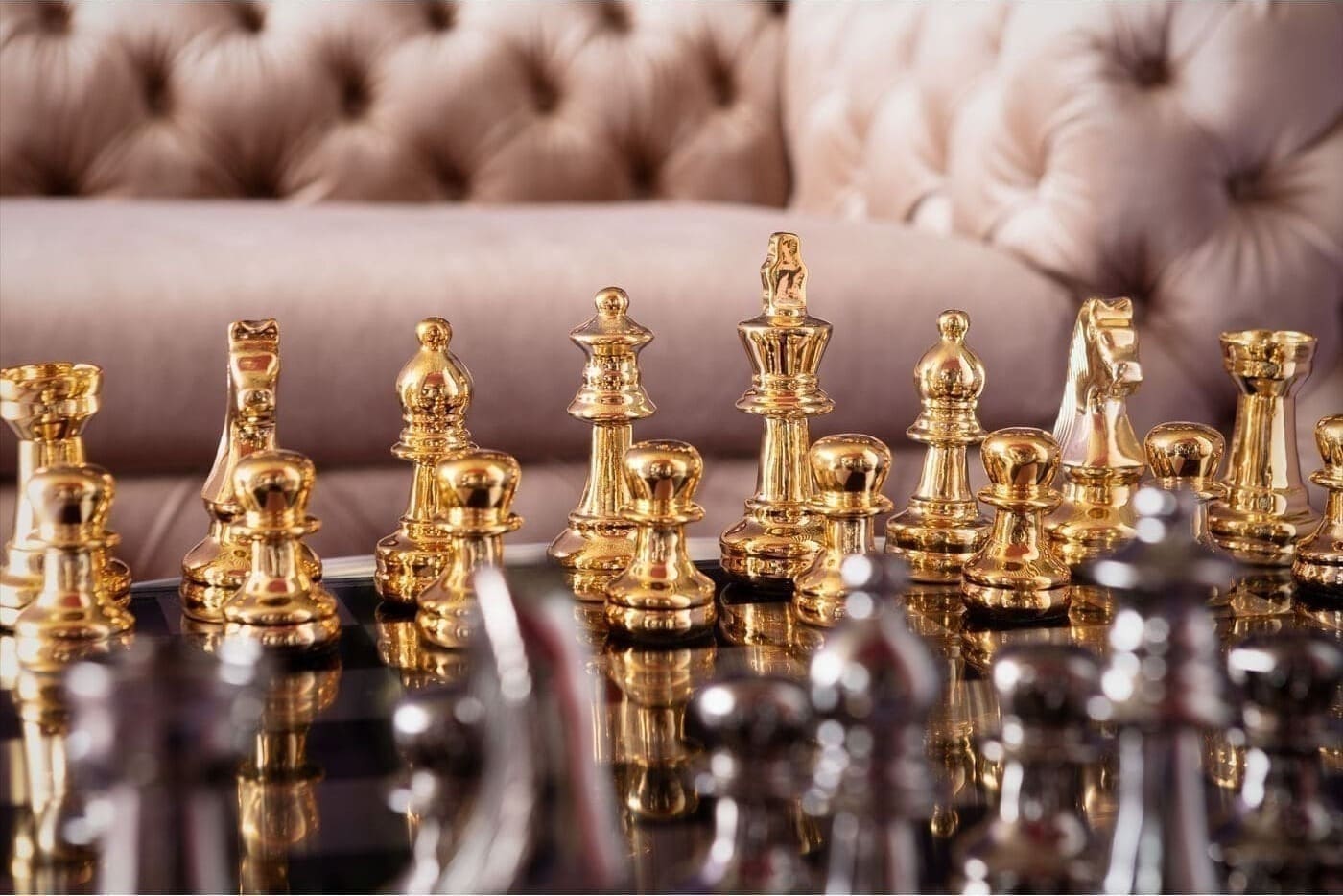 Beeld Chess 60x60cm Kare Design Beeld 51529