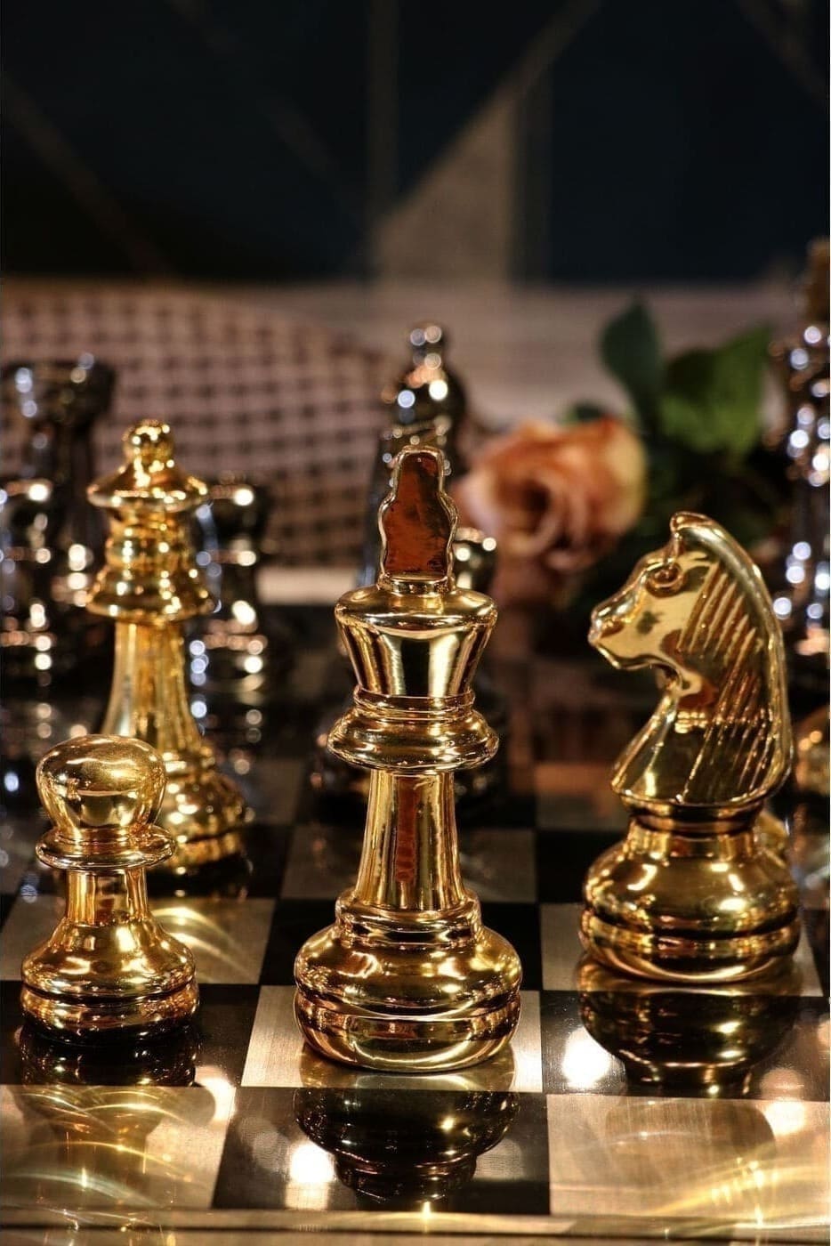 Beeld Chess 60x60cm Kare Design Beeld 51529