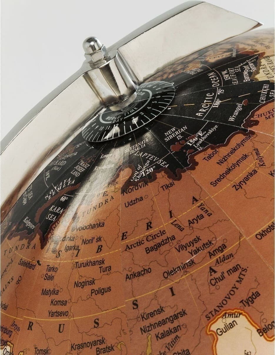 Beeld Globe Earth Black Kare Design Beeld 63001