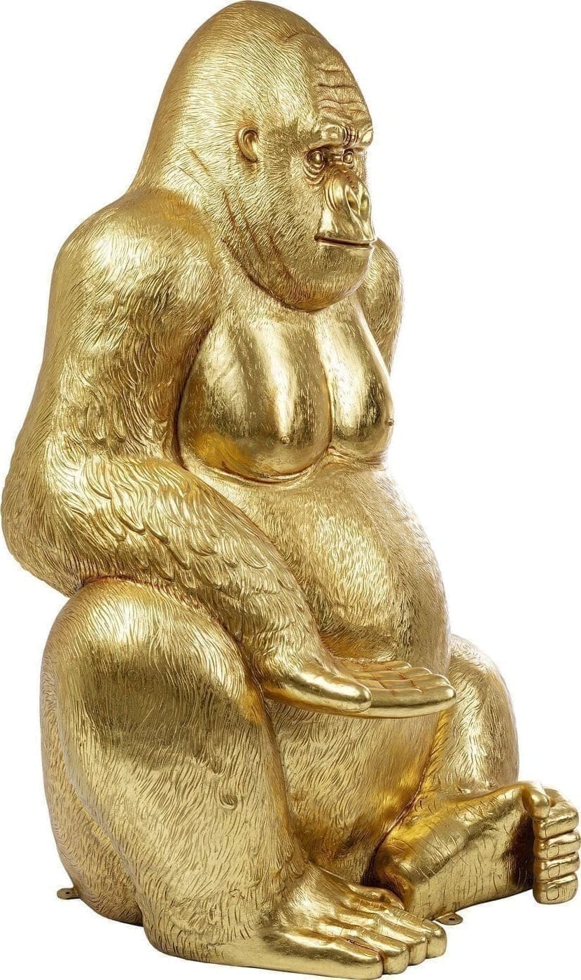 Beeld Gorilla Gold XL 180 Kare Design Beeld 52577