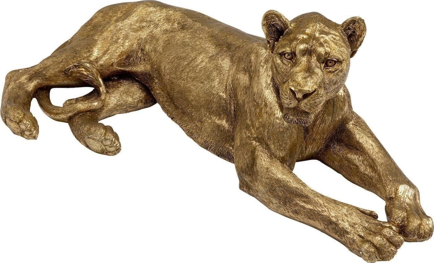 Beeld Lion Gold 113cm Kare Design Beeld 51727