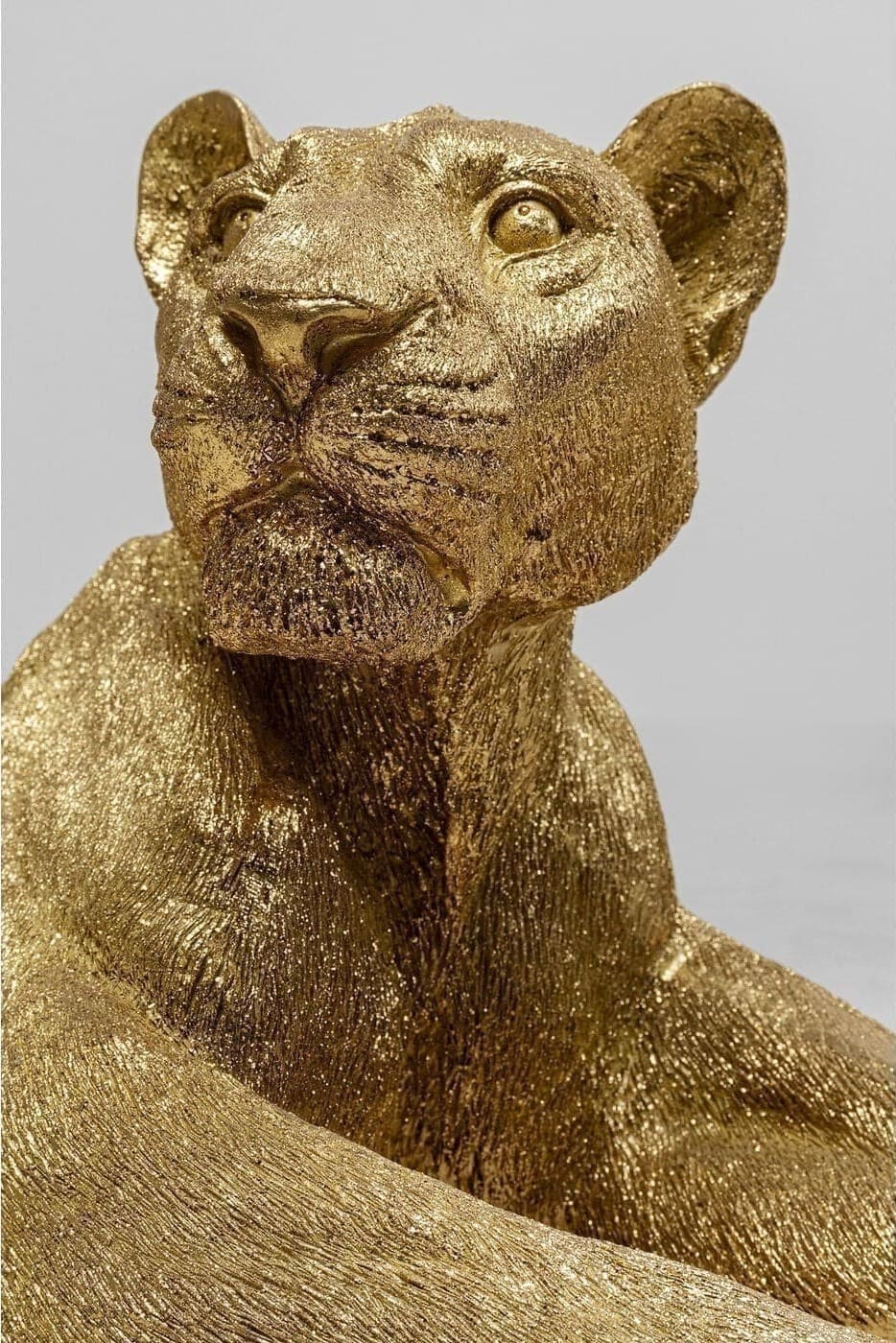 Beeld Lion Gold 113cm Kare Design Beeld 51727