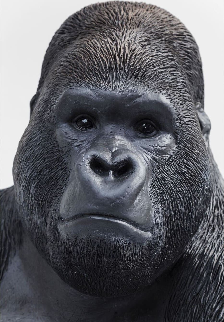 Beeld Monkey Gorilla Side XL Black 76cm Kare Design Beeld 39378