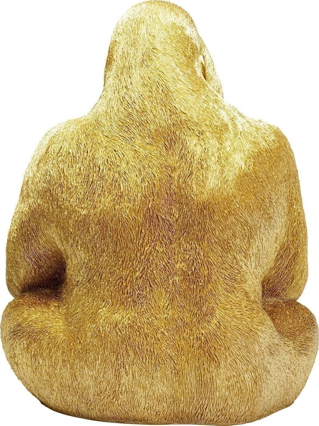 Beeld Monkey Gorilla Side XL Gold 76cm Kare Design Beeld 61445