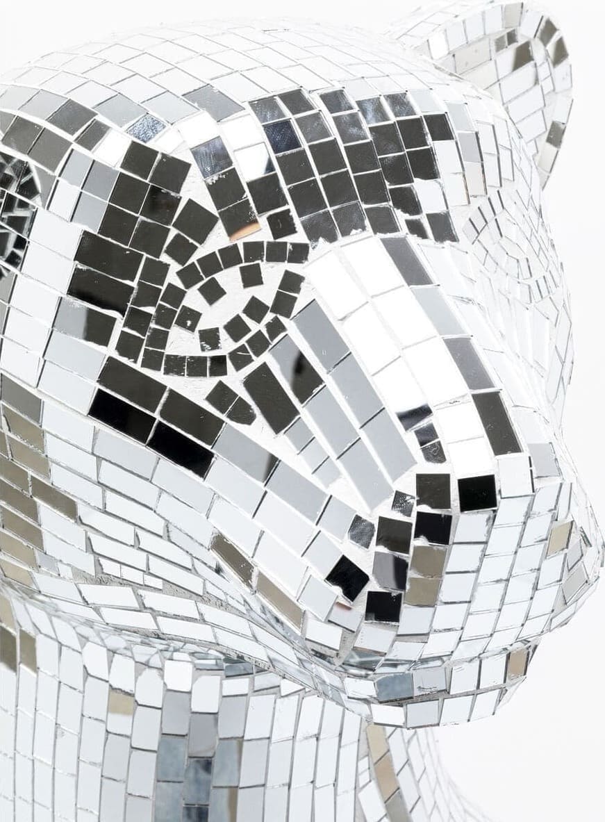 Beeld Mosaic Welcome Panther Right XL 150c Kare Design Beeld 39253