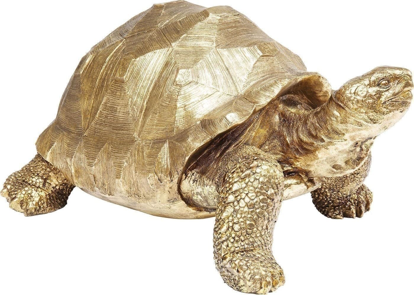 Beeld Turtle Gold Medium 40cm Kare Design Beeld 61959