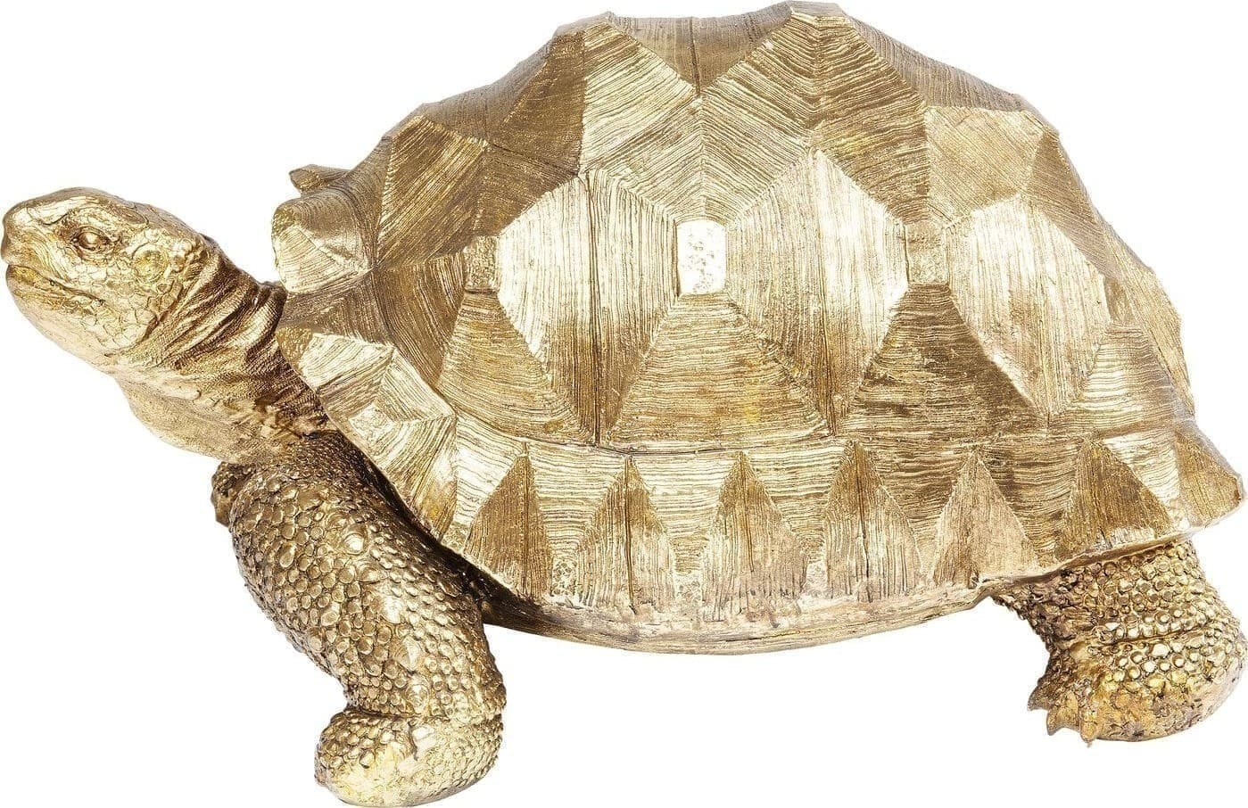 Beeld Turtle Gold Medium 40cm Kare Design Beeld 61959