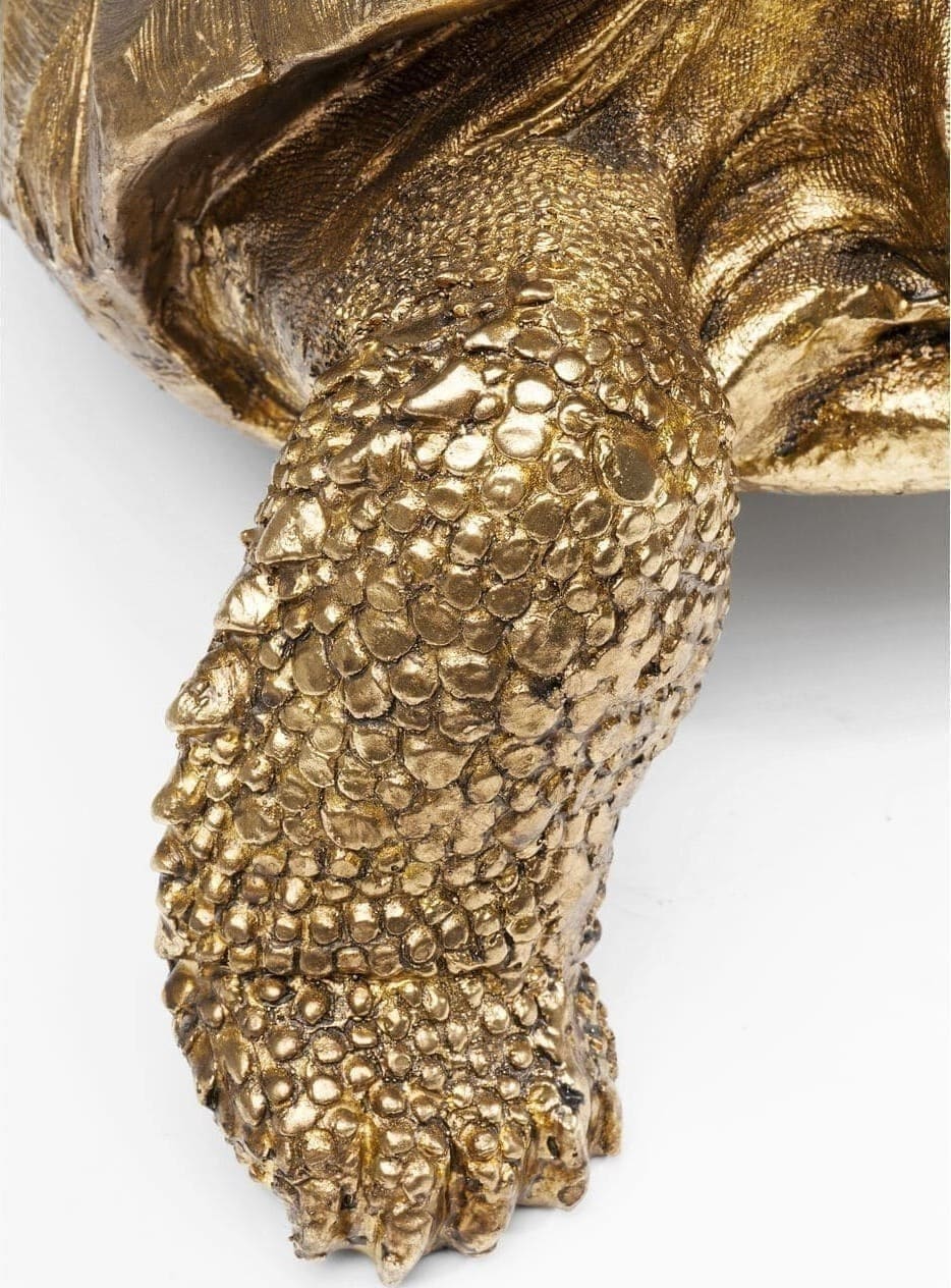 Beeld Turtle Gold Medium 40cm Kare Design Beeld 61959
