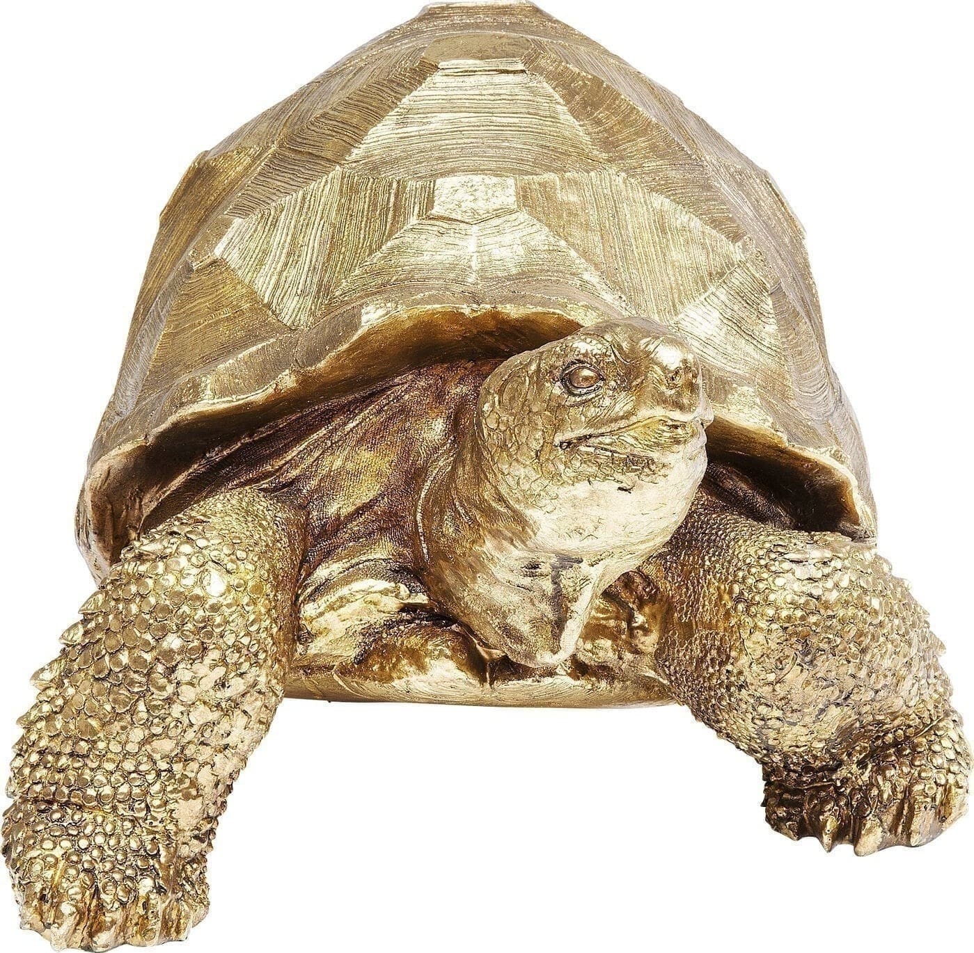 Beeld Turtle Gold Medium 40cm Kare Design Beeld 61959