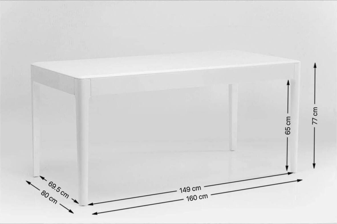 Brooklyn Nature Tafel 160x80cm Kare Design Eettafel 81429