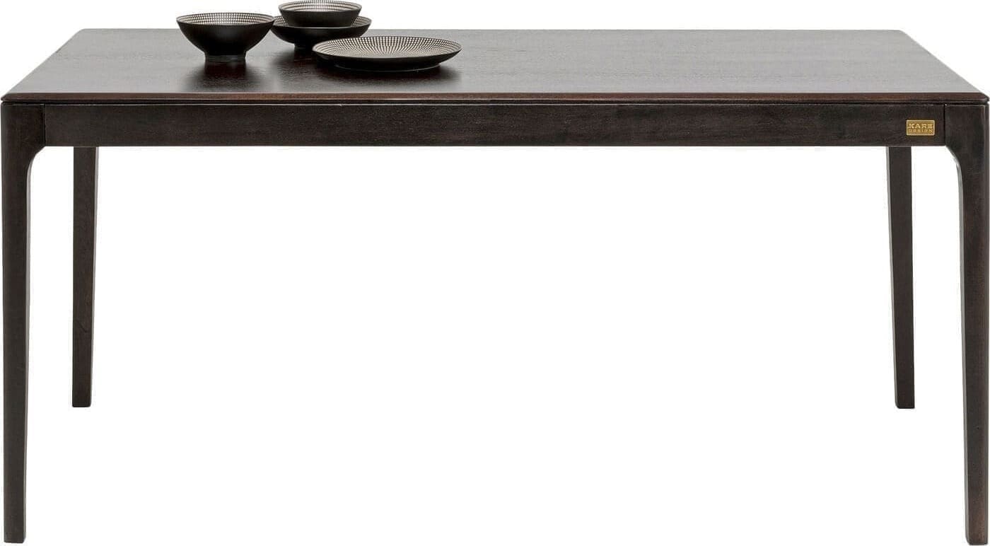 Brooklyn Walnut Tafel 160x80cm Kare Design Eettafel 81264