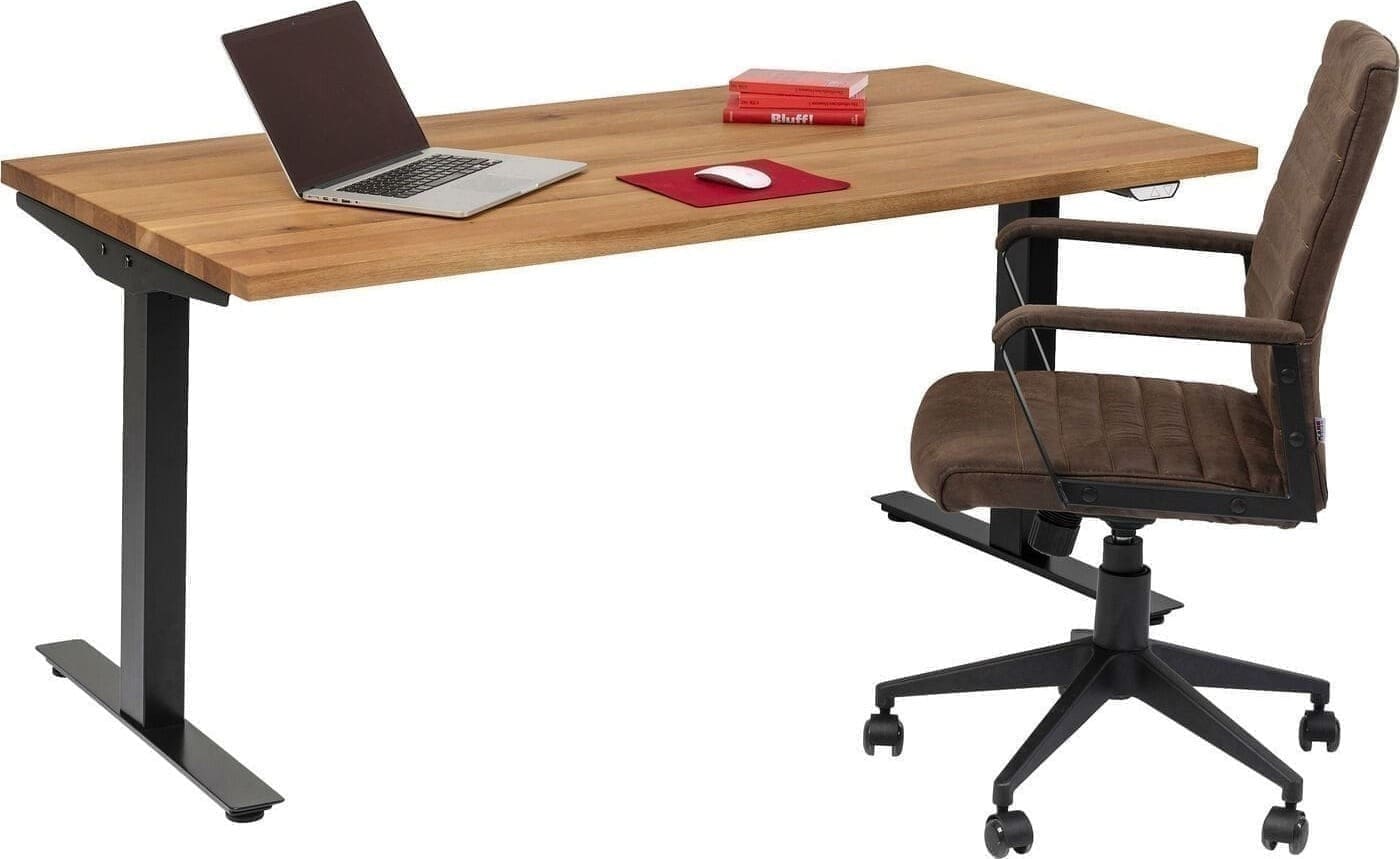 Bureau Office Jackie Oak Black 160x80 - Afbeelding 18