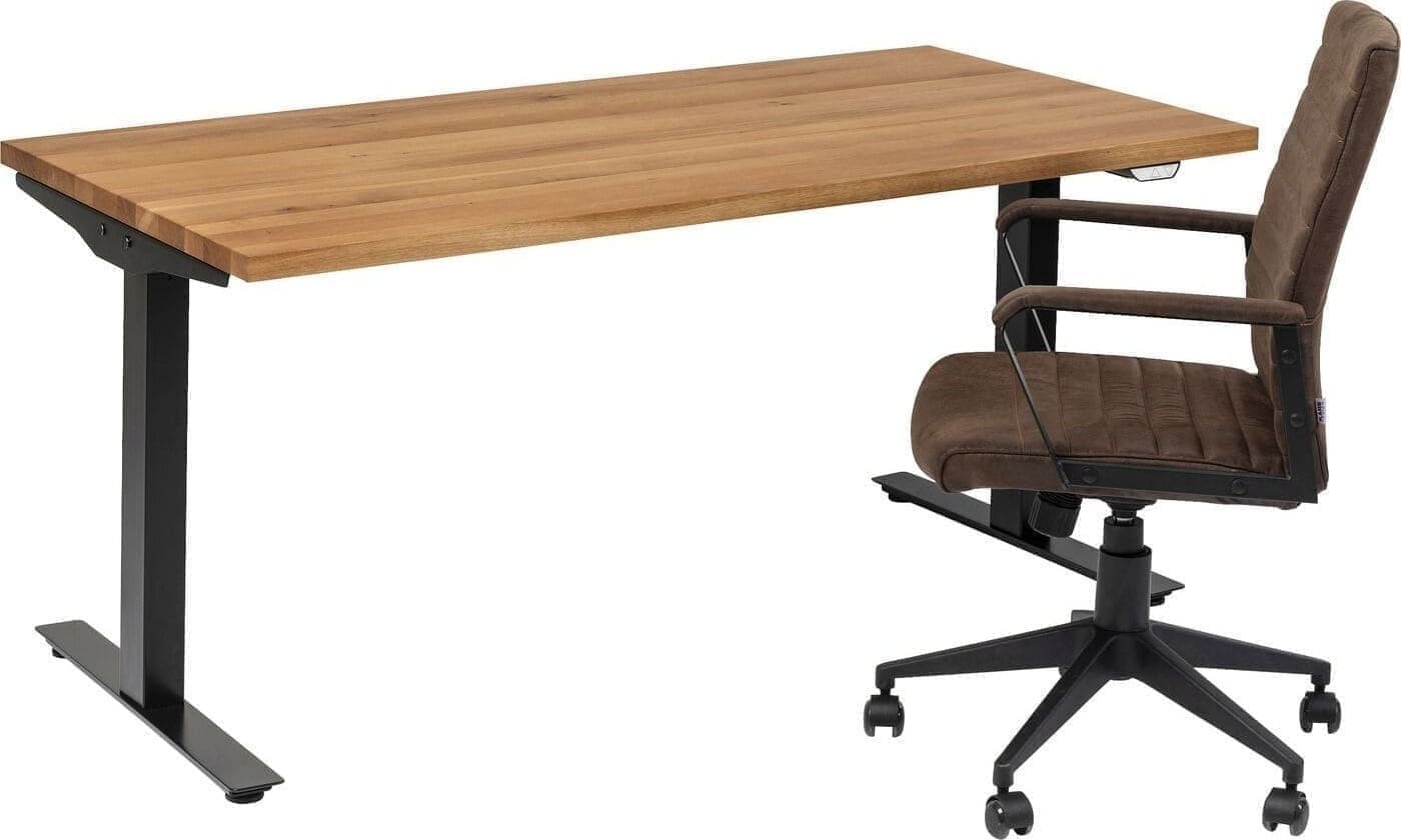 Bureau Office Jackie Oak Black 160x80 - Afbeelding 19