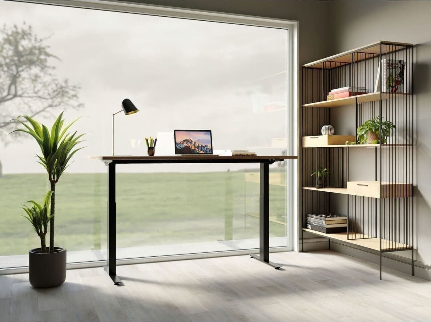 Bureau Office Jackie Oak Black 160x80 Kare Design Bureau 84951