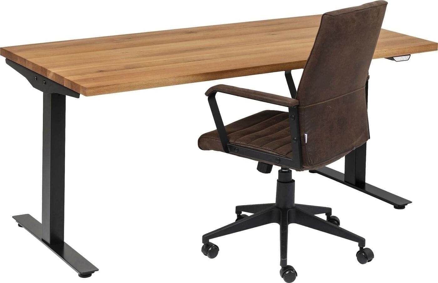 Bureau Office Jackie Oak Black 160x80 Kare Design Bureau 84951