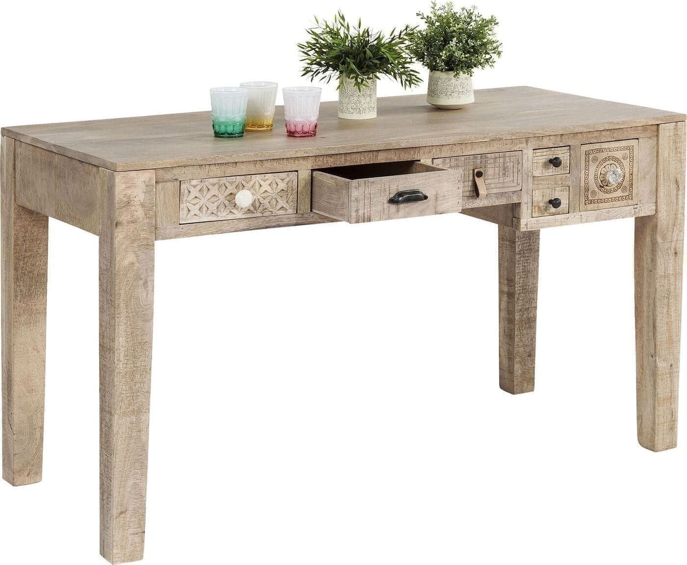 Bureau Puro 135x60cm 6Drawers Kare Design Bureau 81333