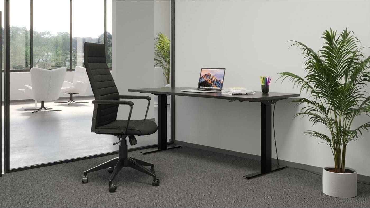 Bureaustoel Labora High Black Kare Design Bureaustoel 84743
