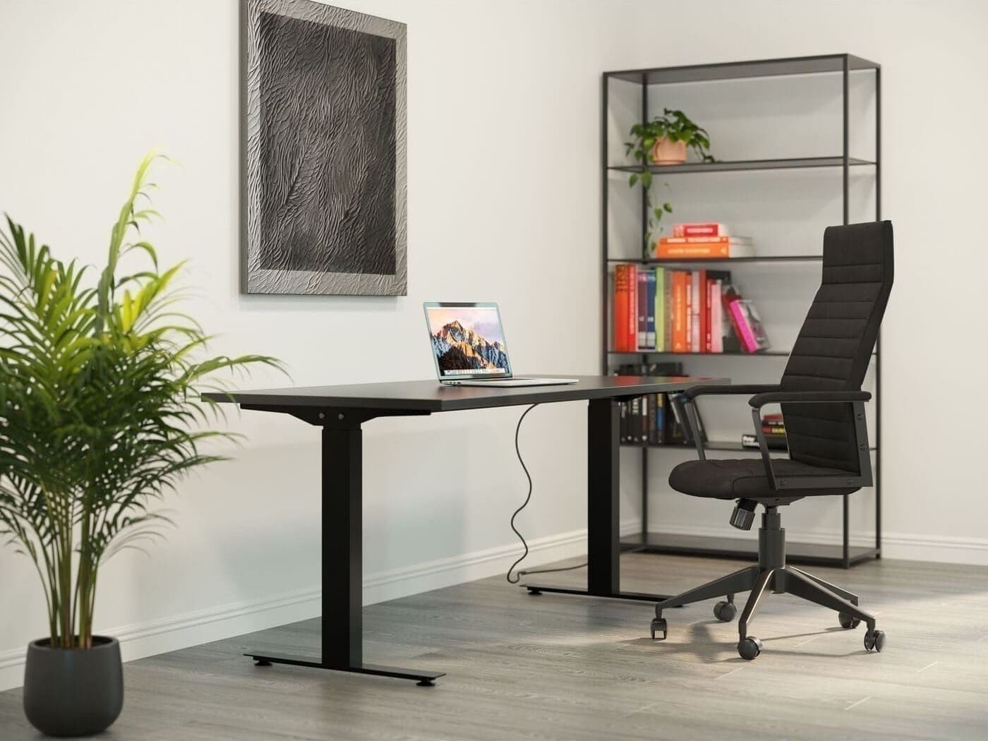 Bureaustoel Labora High Black Kare Design Bureaustoel 84743