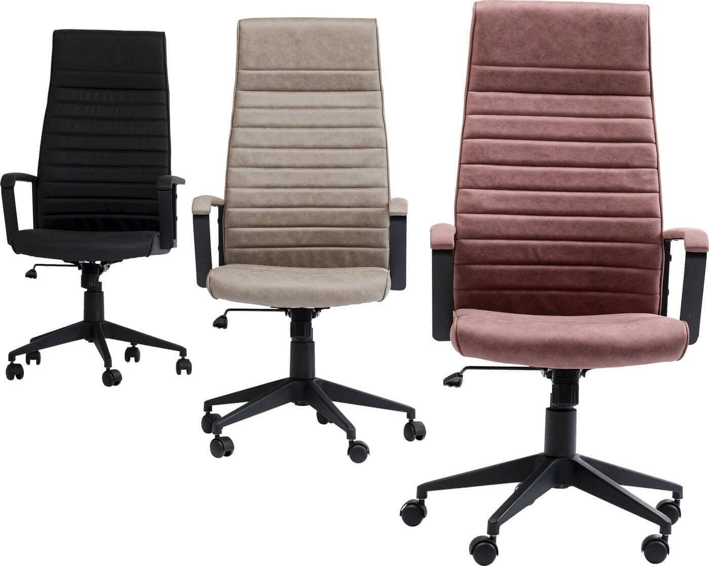Bureaustoel Labora High Black Kare Design Bureaustoel 84743