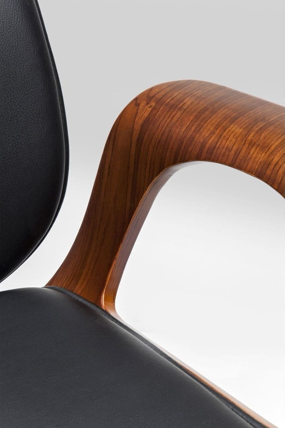 Bureaustoel Patron Walnut Kare Design Bureaustoel 79696
