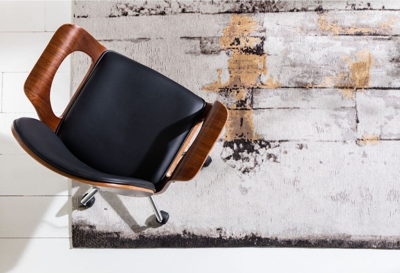 Bureaustoel Patron Walnut Kare Design Bureaustoel 79696