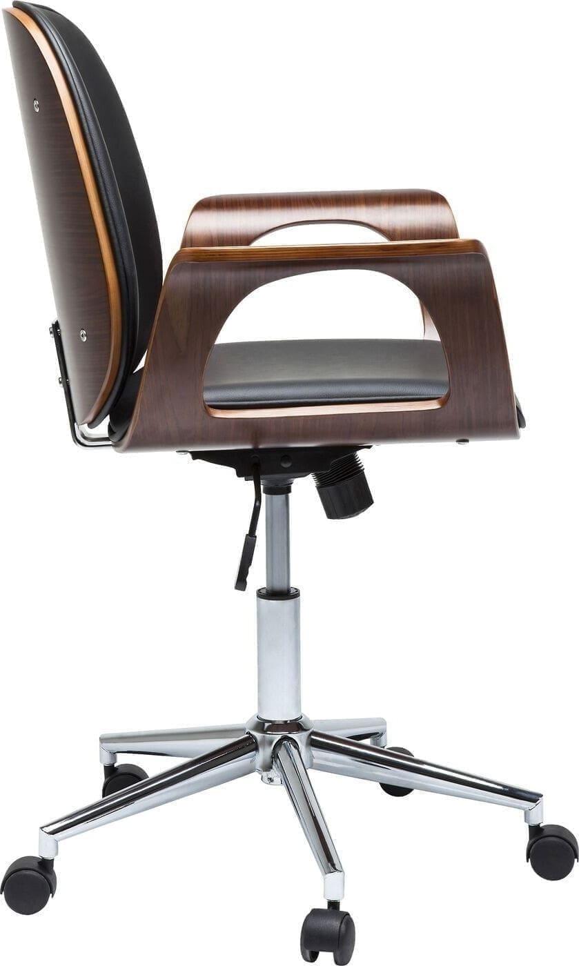 Bureaustoel Patron Walnut Kare Design Bureaustoel 79696