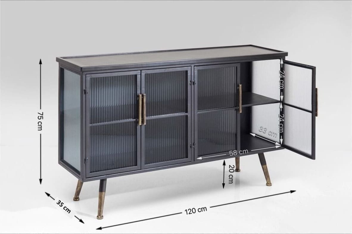 Dressoir La Gomera 4 Doors Kare Design Dressoir 84137