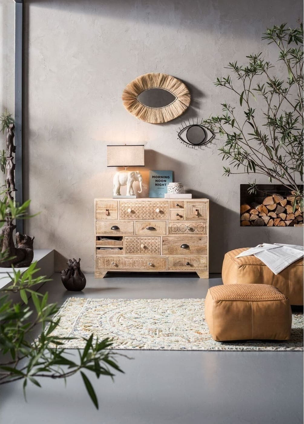Dressoir Puro 14 Drawers Kare Design Dressoir 81335