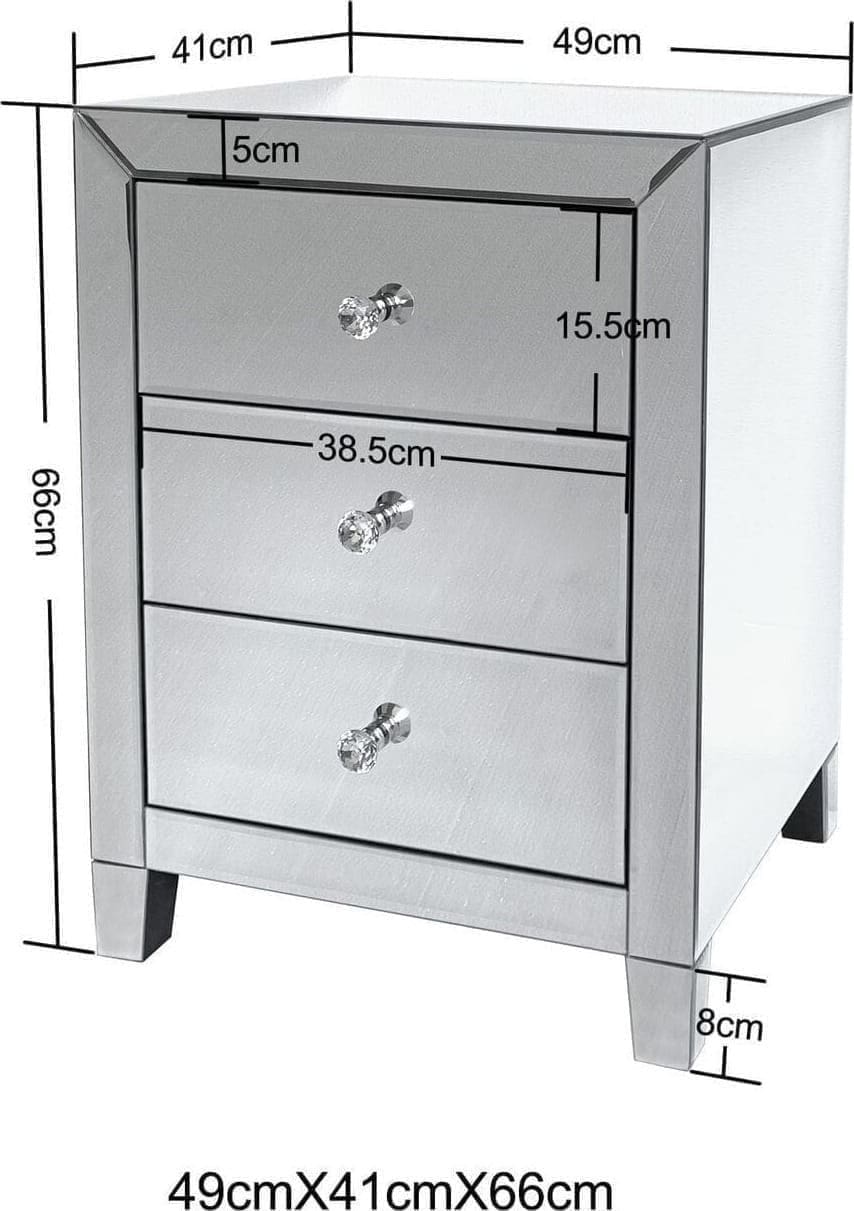 Dressoir Small Luxury 3 Drawers Kare Design Dressoir 83179