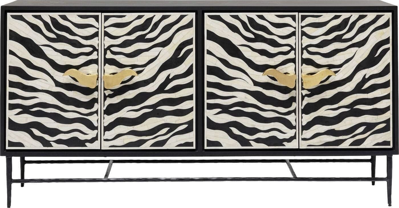 Dressoir Zebra 160x80cm Kare Design Dressoir 86150