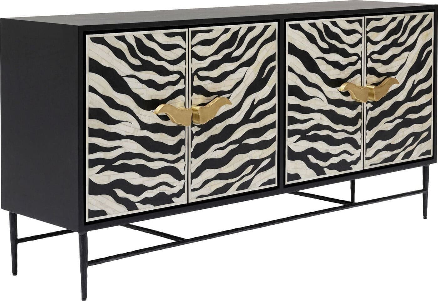 Dressoir Zebra 160x80cm Kare Design Dressoir 86150
