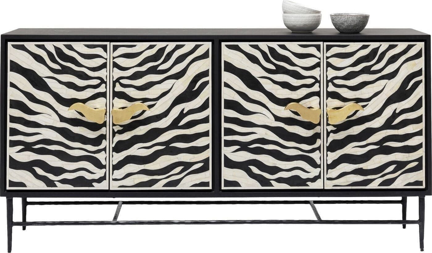 Dressoir Zebra 160x80cm Kare Design Dressoir 86150