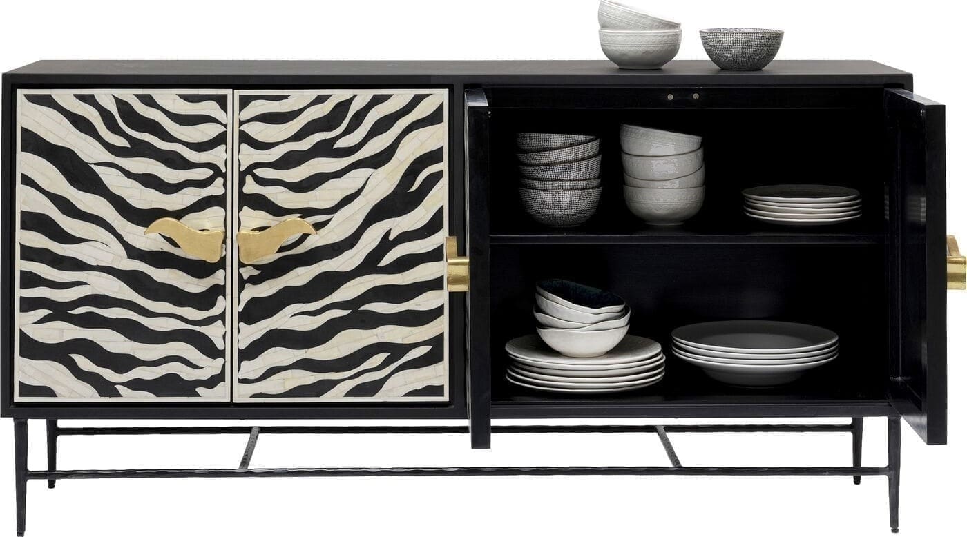 Dressoir Zebra 160x80cm Kare Design Dressoir 86150