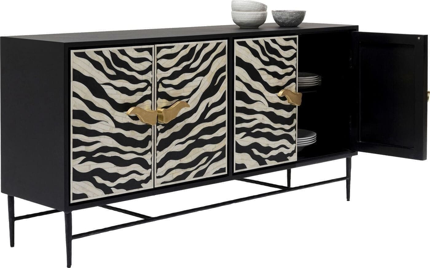 Dressoir Zebra 160x80cm Kare Design Dressoir 86150