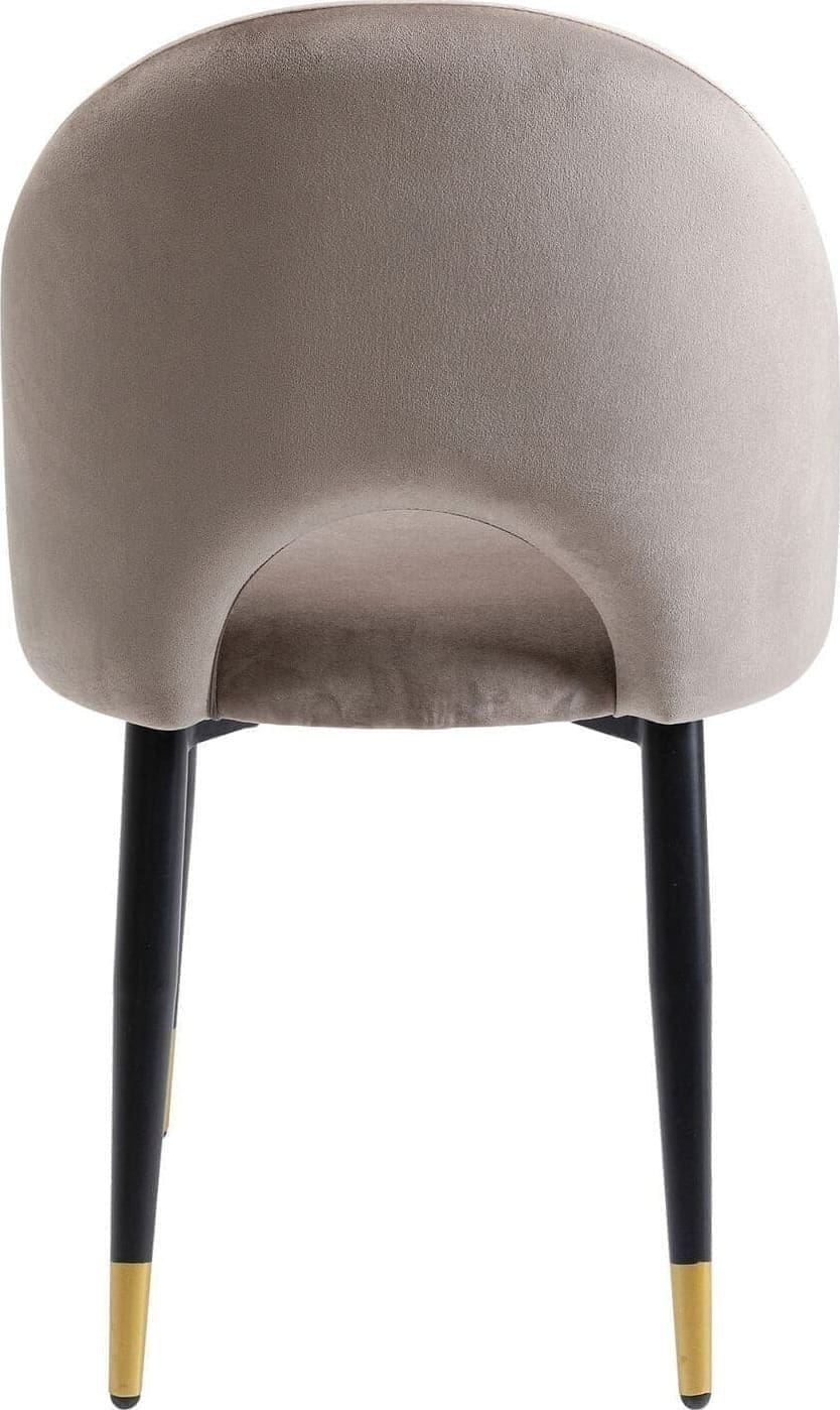 Eetkamerstoel Iris Velvet Taupe (2/Set) Kare Design Eetkamerstoel 80084
