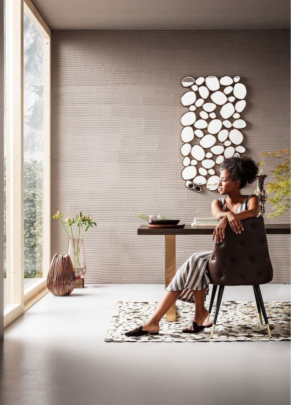 Eetkamerstoel Urban Desire Brown Kare Design Eetkamerstoel 83843