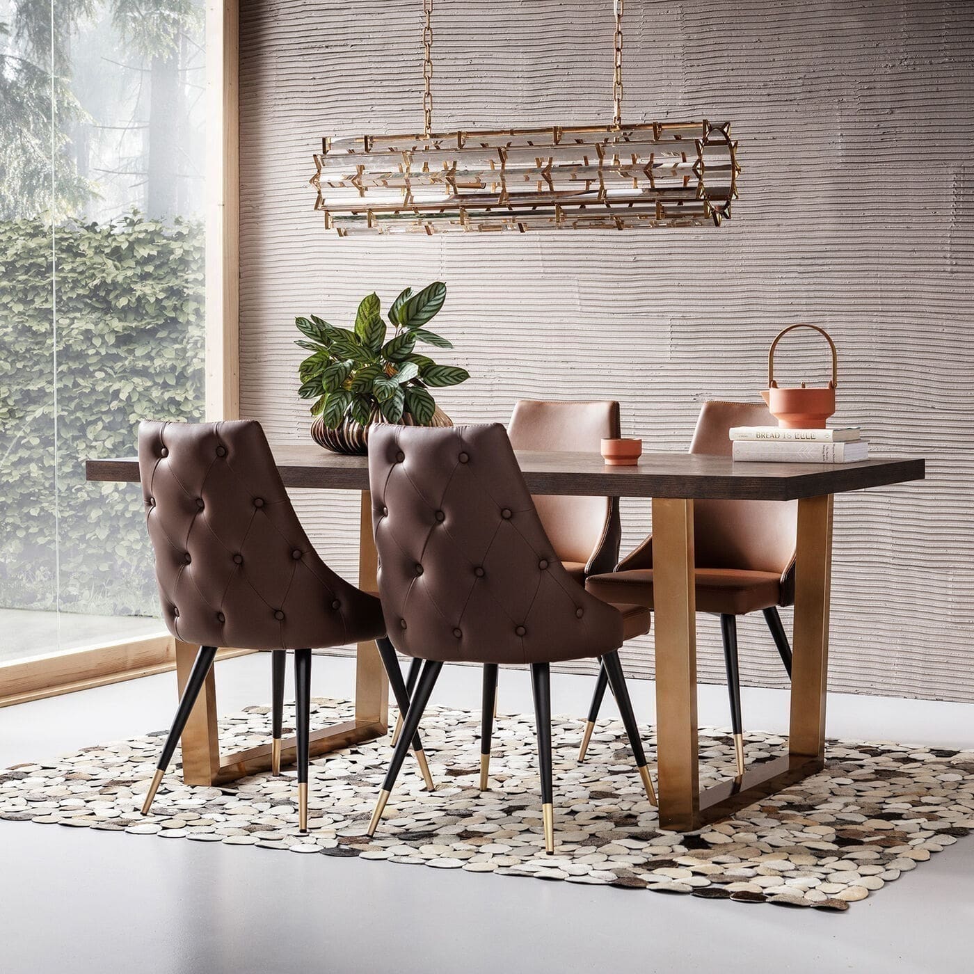 Eetkamerstoel Urban Desire Brown Kare Design Eetkamerstoel 83843