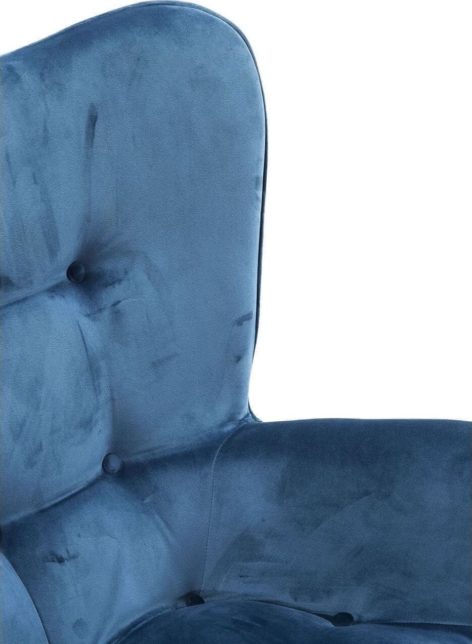 Fauteuil Black Vicky Velvet Bluegreen Kare Design Fauteuil 82609