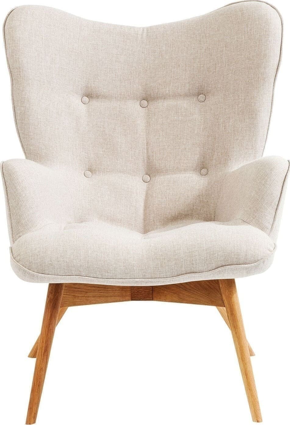 Fauteuil Vicky Ecru Kare Design Fauteuil 82685