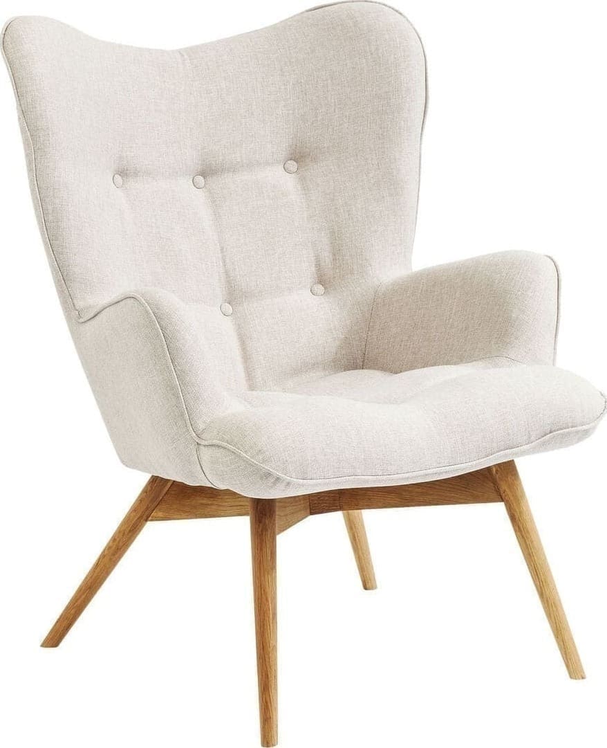 Fauteuil Vicky Ecru Kare Design Fauteuil 82685