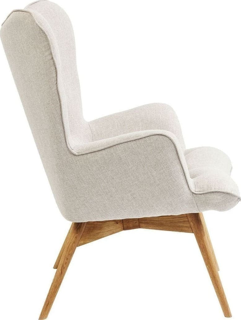 Fauteuil Vicky Ecru Kare Design Fauteuil 82685