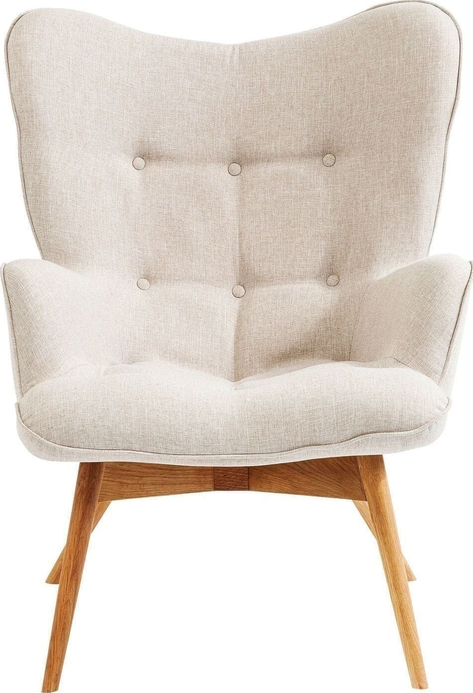 Fauteuil Vicky Ecru Kare Design Fauteuil 82685