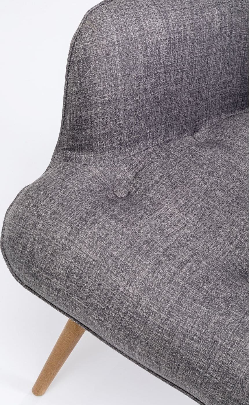 Fauteuil Vicky Grey Kare Design Fauteuil 82684