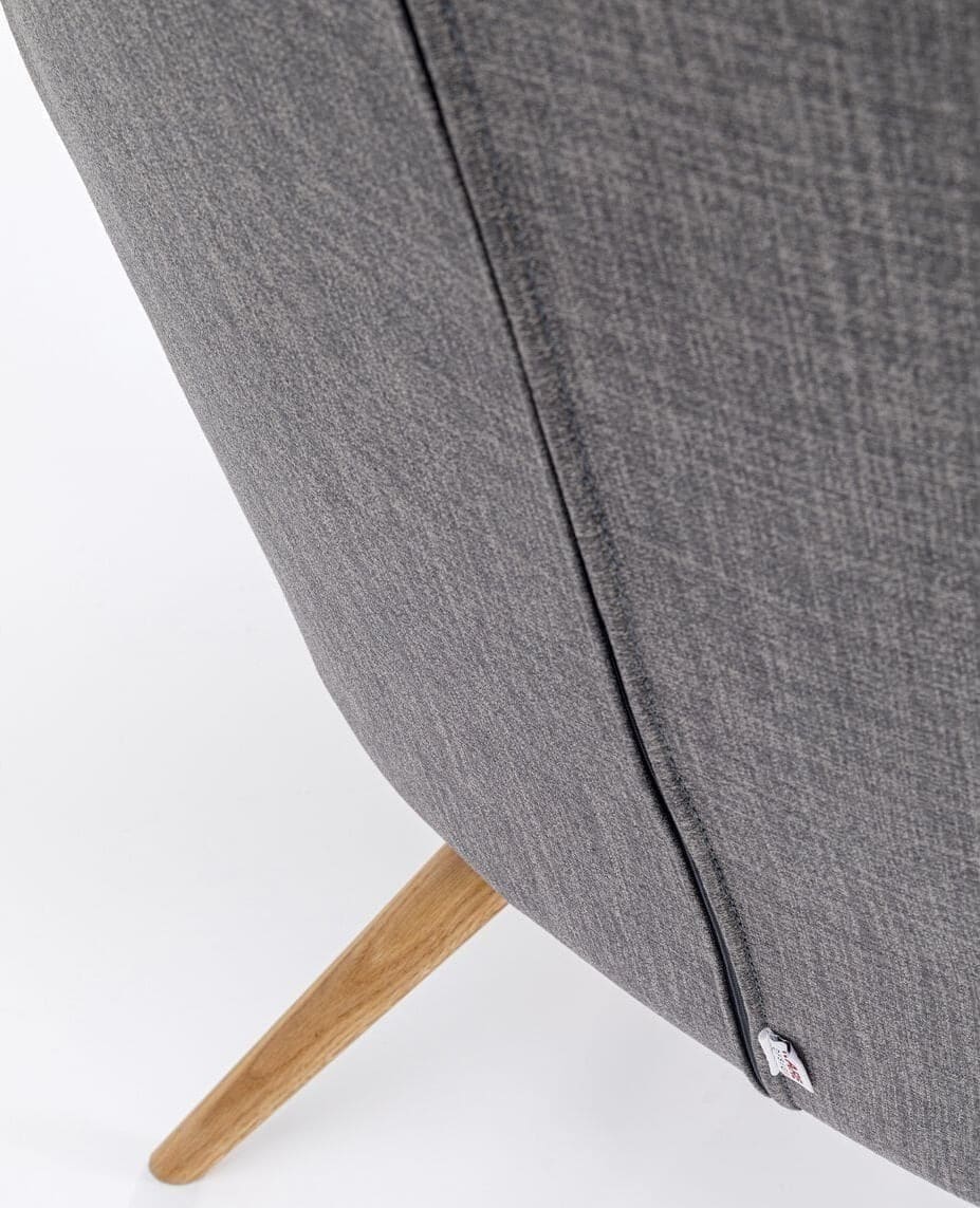 Fauteuil Vicky Grey Kare Design Fauteuil 82684