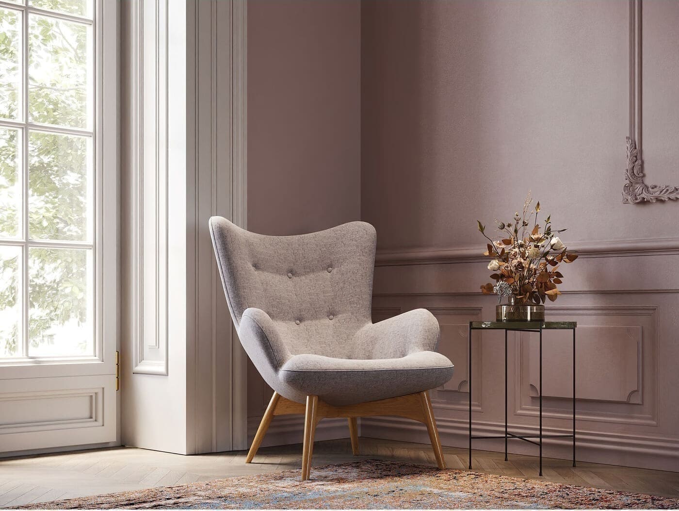 Fauteuil Vicky Grey Kare Design Fauteuil 82684