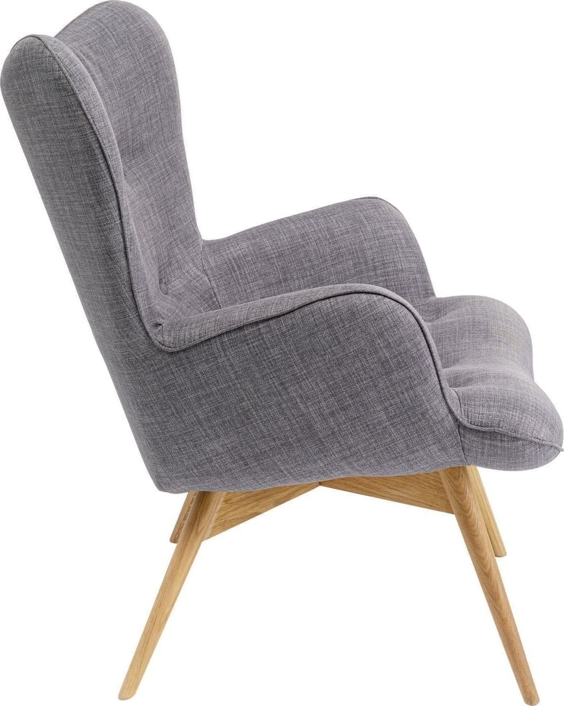 Fauteuil Vicky Grey Kare Design Fauteuil 82684