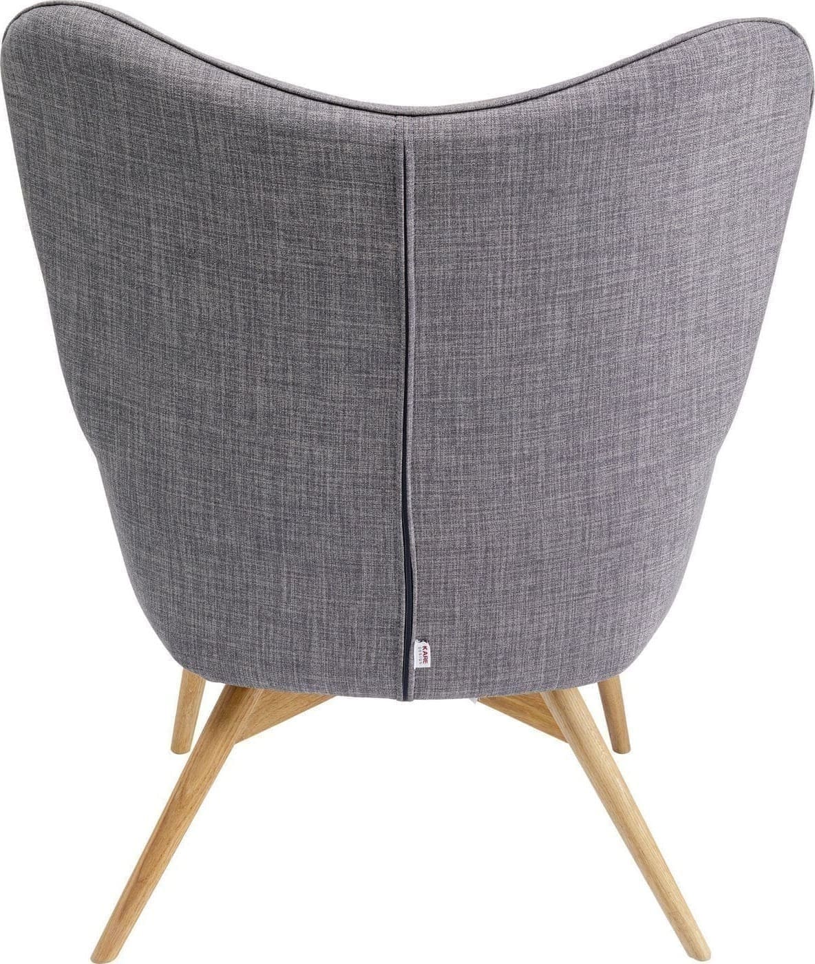 Fauteuil Vicky Grey Kare Design Fauteuil 82684