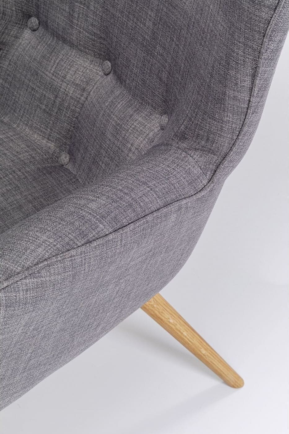 Fauteuil Vicky Grey Kare Design Fauteuil 82684